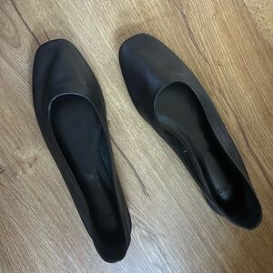 Mango Black Flats